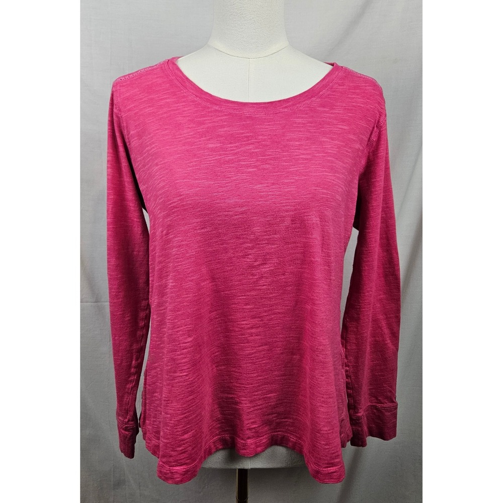 Columbia Pink‎ Heathered Long Sleeve Top Women's L Casual Comfort Athleisure